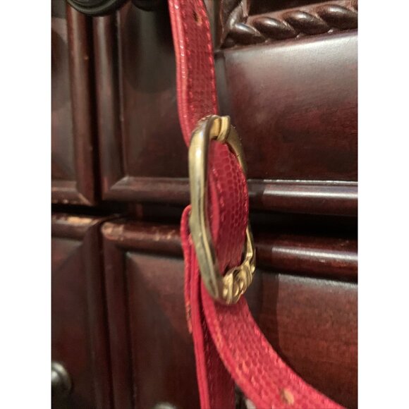 Y2K Rare FERRE MADE IN ITALY NO 14745 RED POCKETBOOK Ex COND Rare - Picture 6 of 10